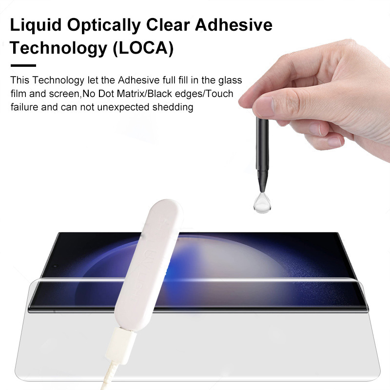 Oppo Reno 12 - UV Liquid Glue Tempered Glass for
