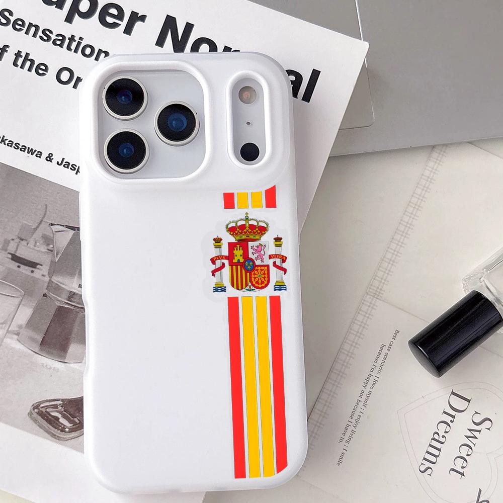 Apple Iphone 15 - Spain LOGO Espana Red Yellow Line