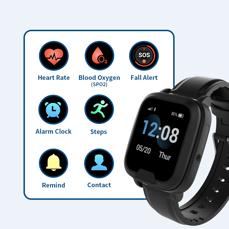 4G Medical Alert Watch Fall De - Fall Detection Watch recension och pris