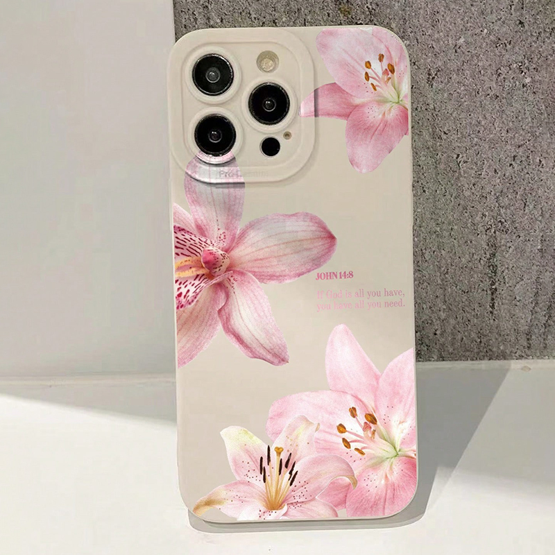 Blue Floral Painted Silicone C - Samsung Galaxy A55 recension och pris