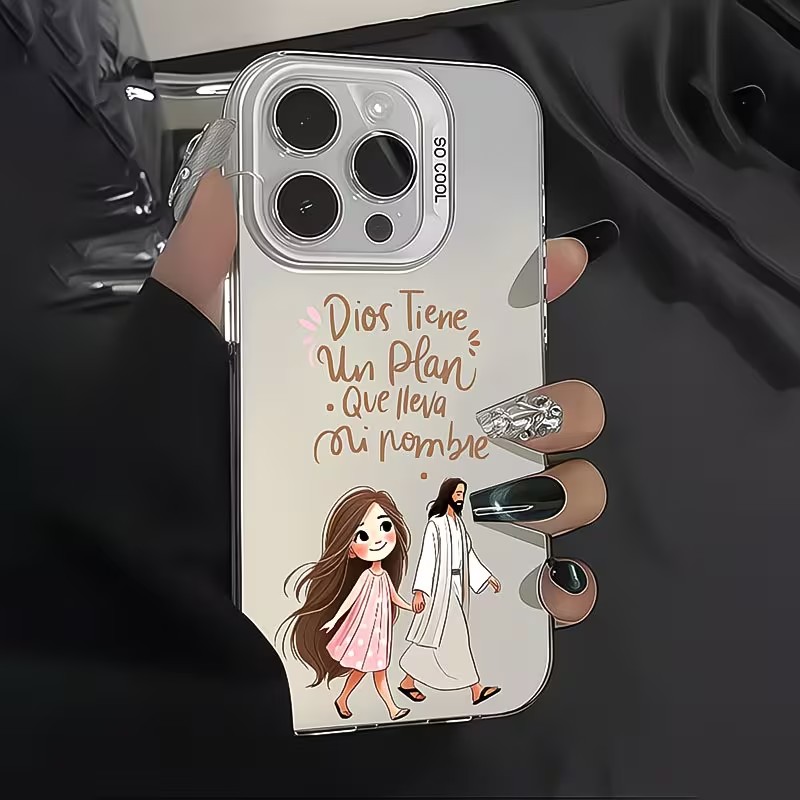 Cute Girl Walking With God Mat - Apple Iphone 15 recension och pris