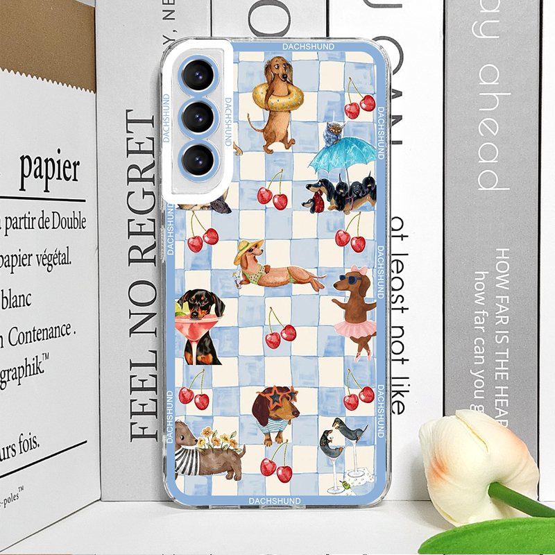 Cute Sausage Dog Phone Case fo - Samsung Galaxy S25 recension och pris
