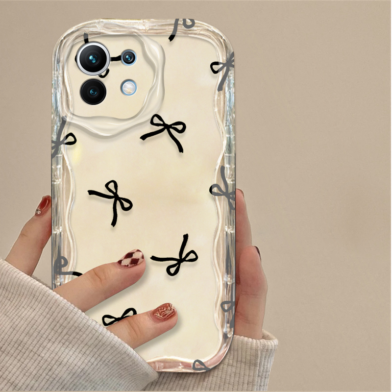 Black Bowknot love Heart Case  - Xiaomi Poco X6 recension och pris