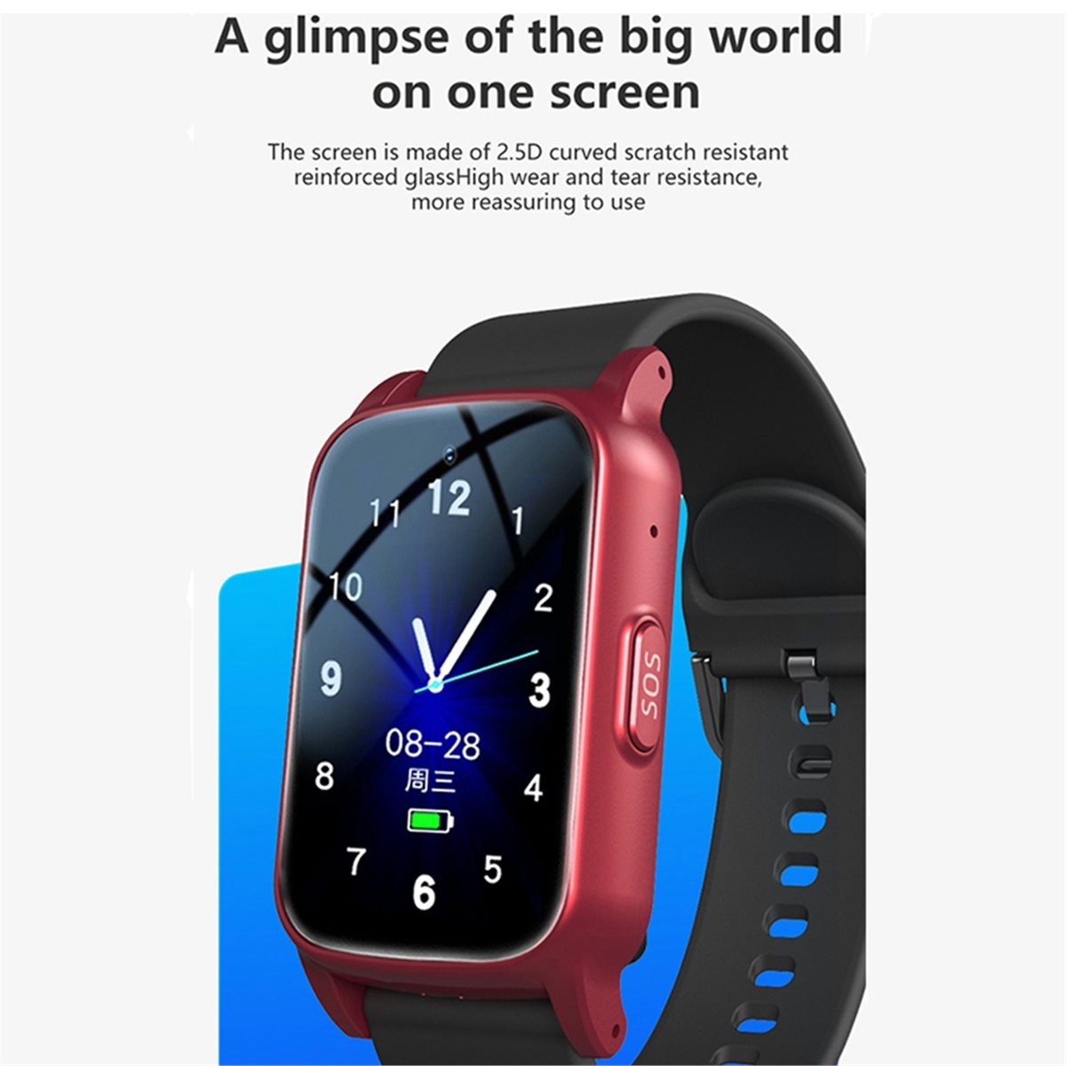 4G Elderly Smart Watch with GP - Fall Detection Watch recension och pris