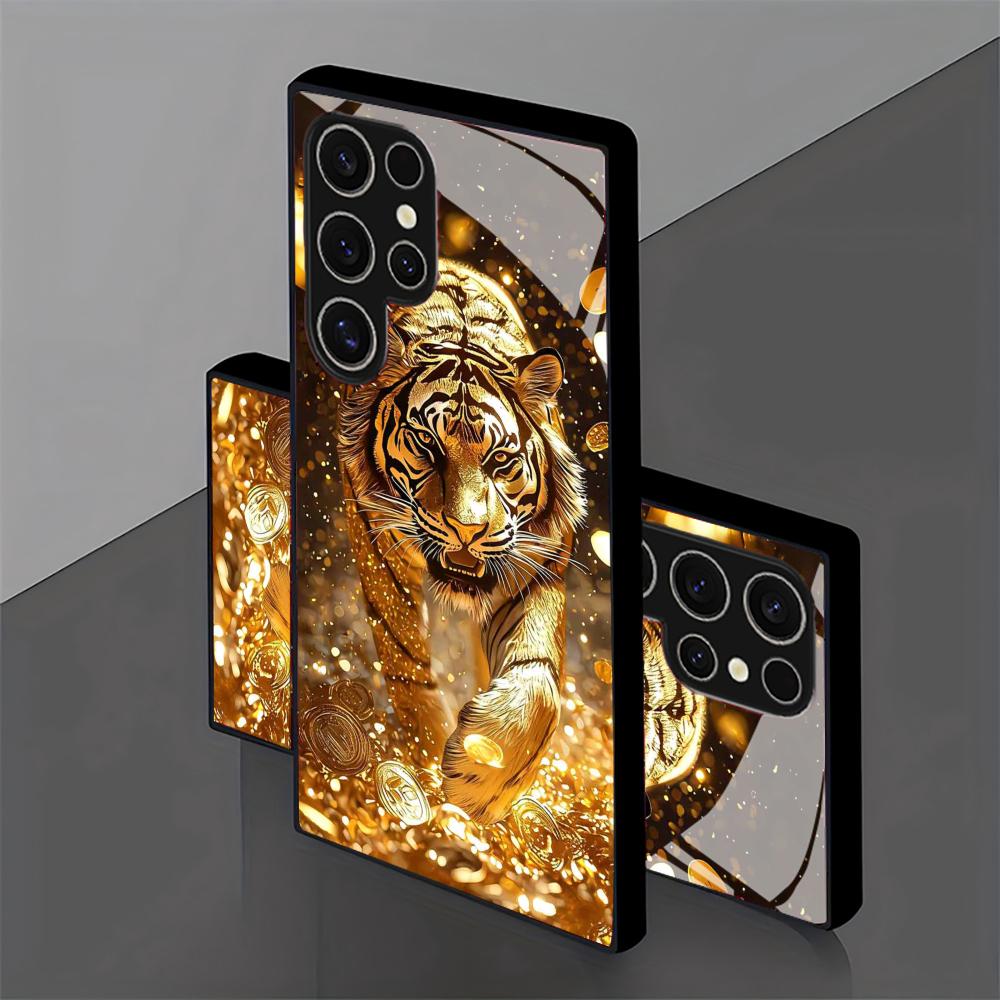 Tiger pattern glass Phone Case - Samsung Galaxy S25 recension och pris